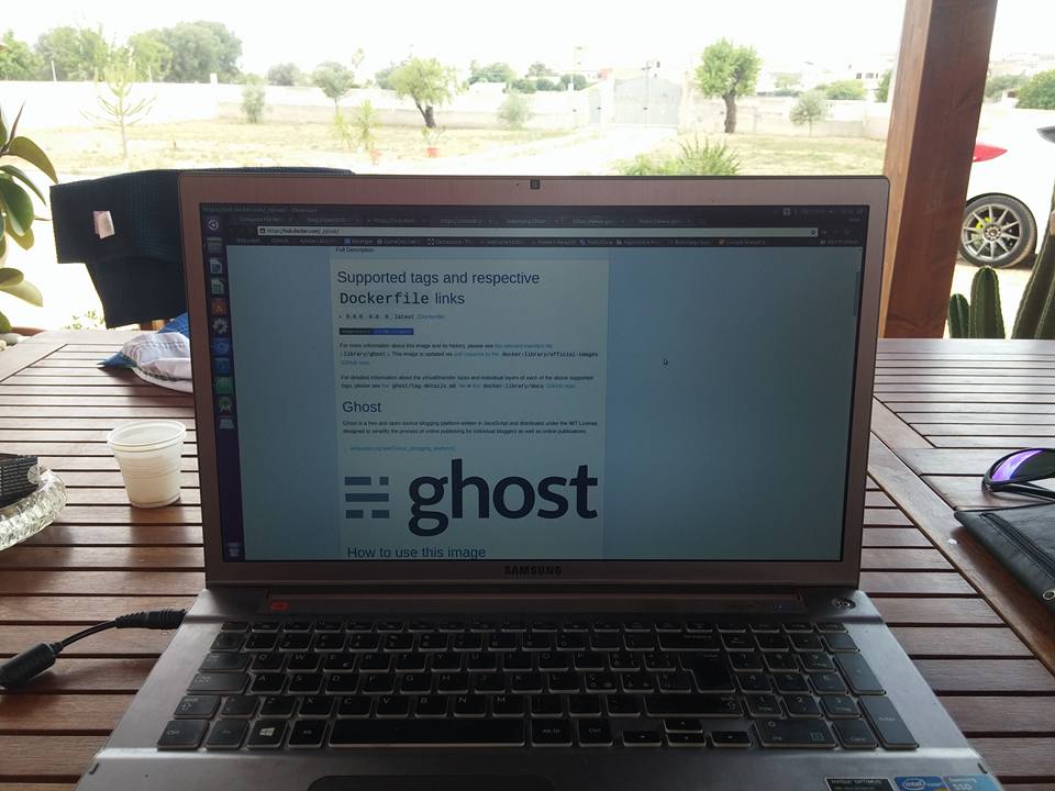 Ghost Blog on Docker